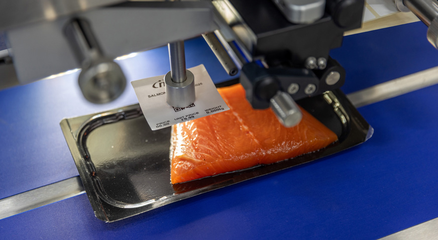 WPL Wiegh Price Labeler Salmon