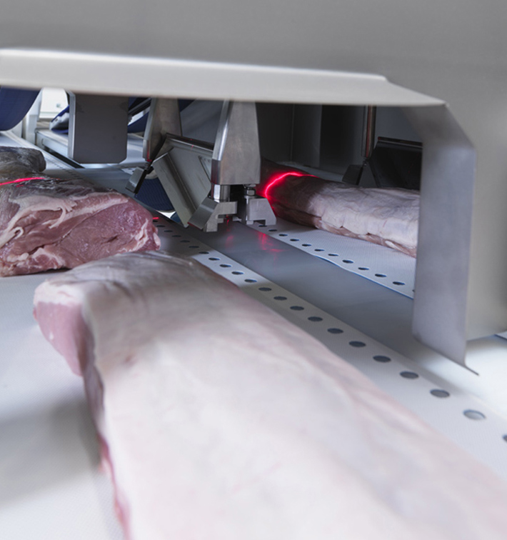 Marel I-Cut 610 doppelbahniger Portionsschneider