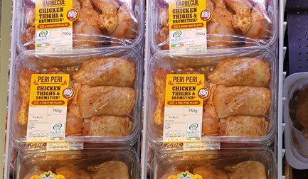 A ascensão da sobrecoxa de frango.