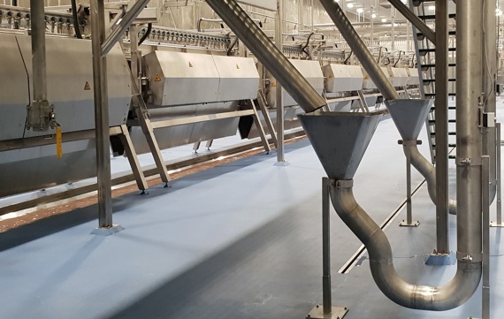 Vacuum System Collecting Bins