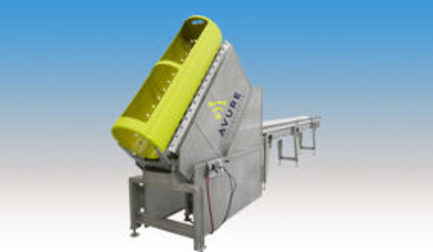 Kippkorb-Entladestation