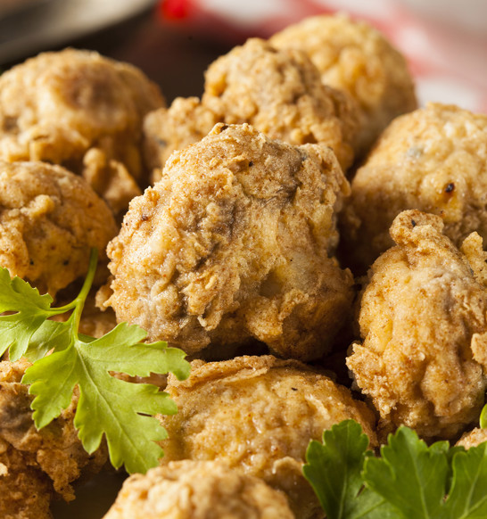 Predusting Snack Appetizers
