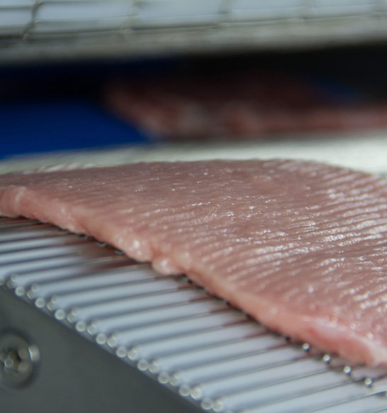Flatting solutions for pork