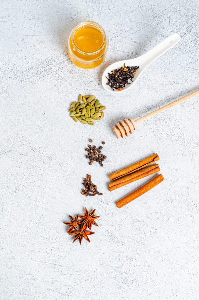 Ingredients for different flavors